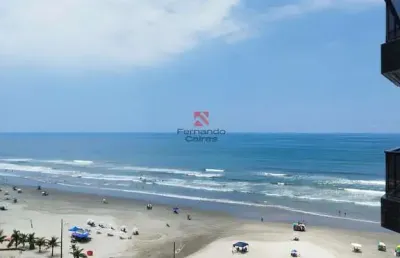 Apartamento 01 dormitório enorme com vista mar no bairro caiçara em praia grande