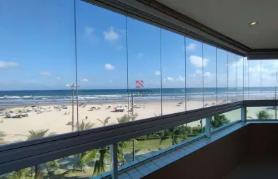 Apartamento mobiliado vista mar definitiva e planejados - praia grande, caiçara