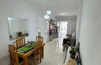 Apartamento mobiliado a 100m da praia no caiçara 2 dormitórios 1 suíte