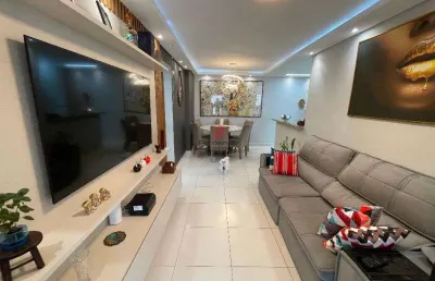 Apartamento 3 dorm 2 suites e sacada gourmet a 100m da praia – bairro aviação