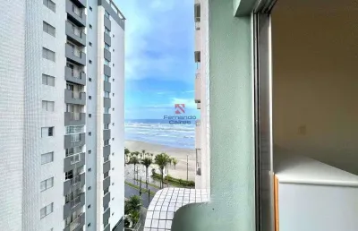 Apartamento com vista para o mar - 2 dormitórios e porteira fechada no caiçara