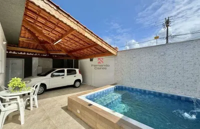 Casa semi nova de esquina, com piscina + churrasqueira no bairro vila tupi