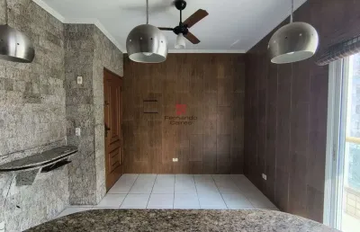 Apartamento 1 dormitório com vista mar lateral e lazer no bairro tupi