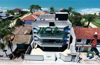 Apartamento face praia, em itapoá, mobiliado, com ar-condicionado!
