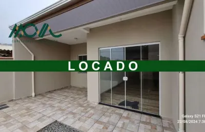 Casa nova - primeira locação, balneário princesa do mar em itapoá