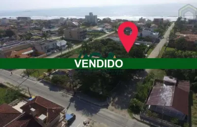 Terreno à venda no balneário paese, itapoá - quadra do mar, 375 m²