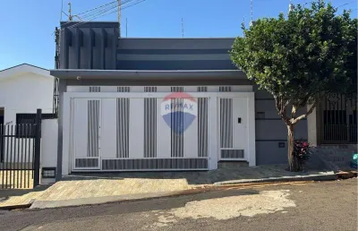 Casa térrea com 4 quartos, 4 banheiros, piscina à venda no jardim paulistano em ribeirão preto/sp