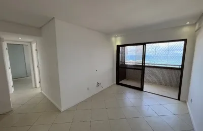 Apartamento 2 quartos com vista mar total – pituba, rua amazonas