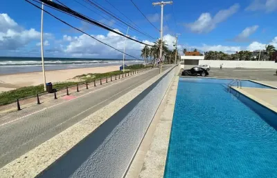 Apartamento mobiliado pé na areia – praia do flamengo, salvador/ba