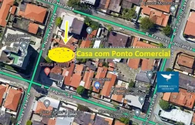 Casa com ponto comercial ideal para clínicas, escritórios, lojas. fica na rua nunes valente, bairro dionísio torres em fortaleza. são 125m2 de construção em lote de 7,65m x 21m (165,65m2)