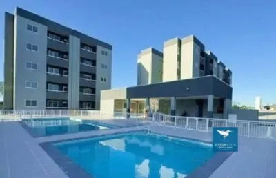 Apartamento novo (entrega 08.08.2025) na av. santa cecília e a poucos metros da ce040 em eusébio. são 02 quartos, 01 suíte, 02 wc, térreo, super ventilado, 01 vaga. lazer completo