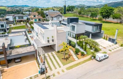 Casa com 5 dormitórios à venda, 433 m² por r$ 3.500.000,00 - condominio figueira garden - atibaia/sp