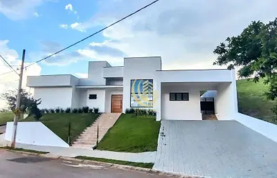 Casa térrea com 3 dormitórios, 1 suíte, 3 salas, área gourmet, piscina, vestiário no condomínio cataguá way por r$ 1.200.000,00