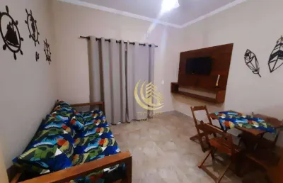 Apartamento com 1 dormitório à venda, 41 m² por r$ 267.000,00 - maranduba - ubatuba/sp