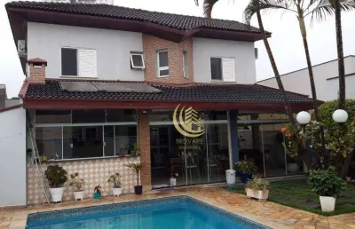 Sobrado com 4 dormitórios à venda, 370 m² por r$ 2.300.000,00 - condomínio village taubaté - taubaté/sp