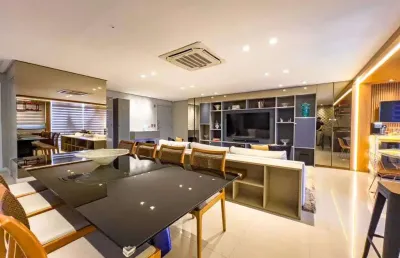 Apartamento todo pronto com 178 metros a 2 quadras da praia