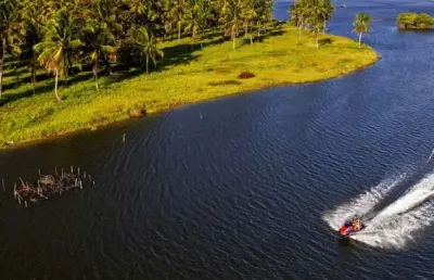 Loteamento de alto padrão as margens da lagoa com marina privativa