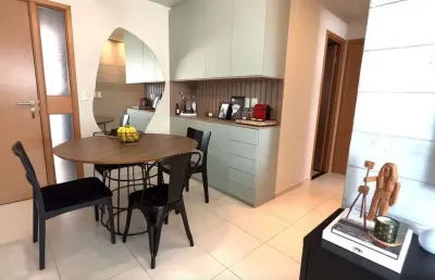Apartamento com 2 quartos todo mobiliado e decorado no corredor vera arruda