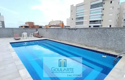 Apartamento alto padrão com acesso a sacada vista parcial mar, 3 dormitórios sendo 1 suíte climatizada, lazer no condomínio - astúrias - guarujá/sp