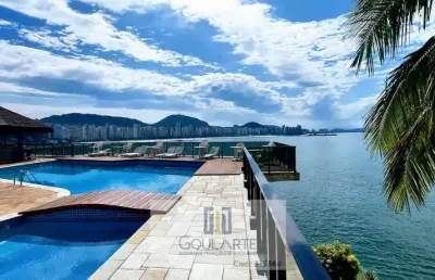 Cobertura penthouse com 3 suítes,lazer na cobertura e condomínio ,vista total do mar, astúrias-guarujá/sp