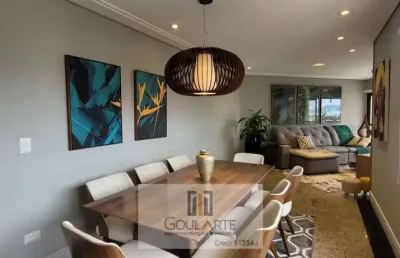 Apartamento alto padrão, 3 dormitórios climatizados, lazer no condomínio, lado praia da enseada - guarujá/sp.