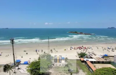 Apartamento alto padrão frente mar, 3 dormitórios sendo 1 suíte,  vista total do mar na praia da pitangueiras-guarujá/sp.