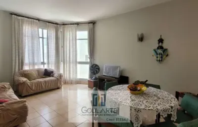 Apartamento frente mar, 2 dormitórios + dormitório de serviço, na praia de pitangueiras - guarujá/sp.