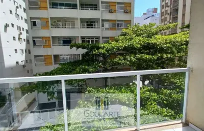 Apartamento alto padrão com sacada, 3 dormitorios sendo 1 suíte, pitangueiras-guarujá/sp.