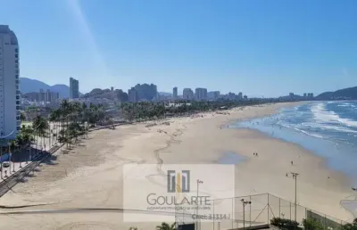 Apartamento alto padrão frente mar, 3 dormitórios climatizados sendo 2 suítes, lazer completo no condomínio - pitangueiras-guarujá/sp.