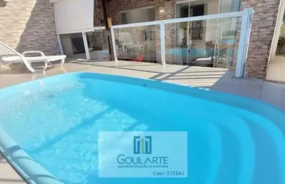 Cobertura duplex , 3 dormitórios sendo 1 suíte, terraço com piscina e área gourmet, lado praia da enseada -guarujá/sp.
