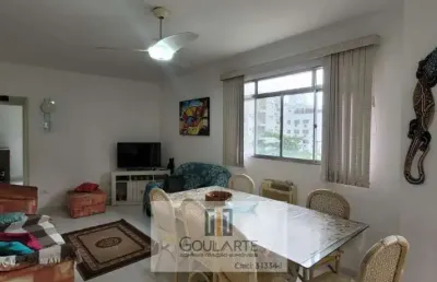 Apartamento com 2 dormitórios + dormitório serviço, lado praia da enseada - guarujá/sp.
