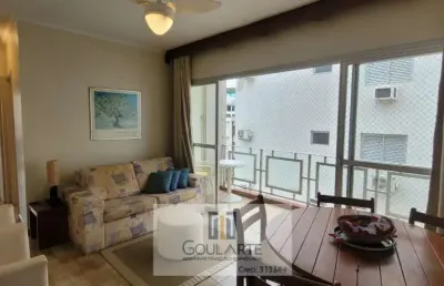 Apartamento com 2 dormitórios climatizados, lado praia da enseada - guarujá/sp.