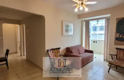 Apartamento padrão com 2 dormitórios, à menos de 100 metros do mar, pitangueiras-guarujá/sp