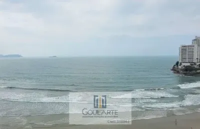 Cobertura penthouse com vista total do mar, 4 dormitórios sendo 2 suítes ,condomínio frente mar na praia da astúrias -guarujá/sp.