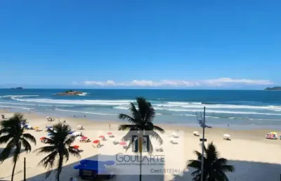 Apartamento alto padrão frente mar, com 4 dormitórios sendo 2 suítes, *vista total mar* - pitangueiras - guarujá/sp.