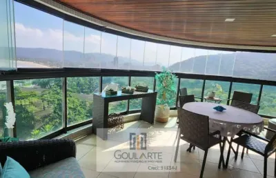 Apartamento com 4 suítes no clube tortugas, 'frente mar', na praia da enseada -guarujá/sp.