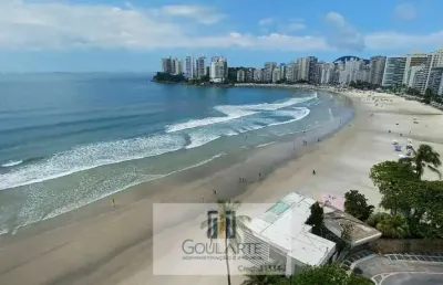 Apartamento vista total para o mar, 3 dormitórios ,em  pitangueiras- guarujá/sp.
