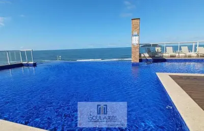 Apartamento alto padrão com 2 dormitórios sendo 2 suítes, com a área de lazer completa no condomínio , à menos de 150,00 metros do mar, tombo - guarujá/sp
