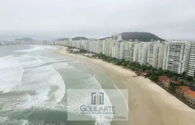 Apartamento  em condomínio frente mar,  vista total do mar  de todos os ambientes e 3 suítes - pitangueiras - guarujá/sp.
