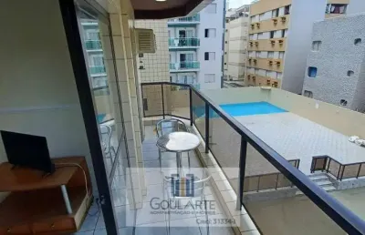 Apartamento com lazer à 200 metros do mar, 2 dormitórios, na praia da  enseada - guarujá/sp.