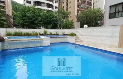 Apartamento alto padrão com 3 suítes, lazer no condomínio na praia de pitangueiras-guarujá/sp.