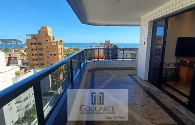 Apartamento com 3 dormitórios sendo 1 suíte , sacada vista mar ,lazer no condomínio ,lado praia da enseada-guarujá/sp.