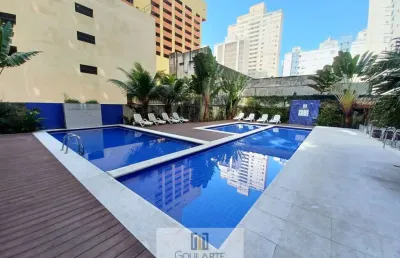 Apartamento alto padrão com 3 dormitórios sendo 1 suíte, lazer completo no condomínio, pitangueiras-guarujá/sp