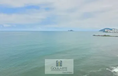 Apartamento alto padrão frente mar, 3 dormitórios sendo 1 suíte, *vista total mar* - pitangueiras-guarujá/sp