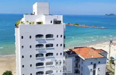 Apartamento alto padrão com vista mar, 3 dormitórios sendo 1 suíte, lazer completo no condomínio, pitangueiras-guarujá/sp.