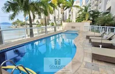 Apartamento alto padrão frente mar, sacada gourmet, 3 dormitórios sendo 1 suíte, lazer completo no condomínio - astúrias-guarujá/sp
