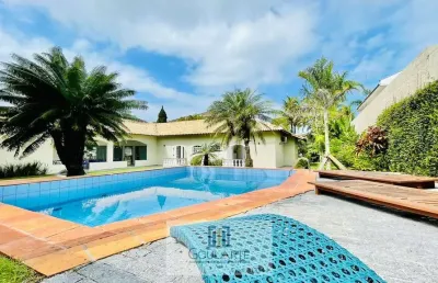 Casa alto padrão no condomínio acapulco com área de lazer, na praia do pernambuco - guarujá/sp