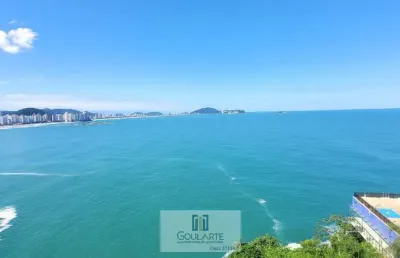 Apartamento alto padrão com vista total do mar, 4 suítes, lazer completo no condomínio - astúrias-guarujá/sp.