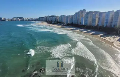 Apartamento alto padrão frente mar, 4 dormitórios sendo 3 suítes, vista total mar, na praia da pitangueiras-guarujá/sp.