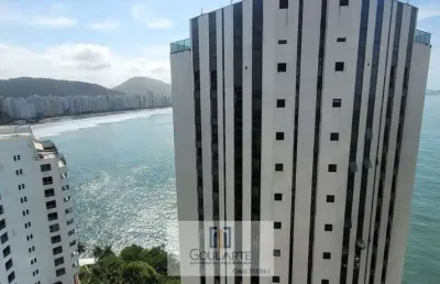 Apartamento alto padrão frente mar, 3 dormitórios sendo 1 suíte, lazer no condomínio, na praia da astúrias - guarujá/sp.